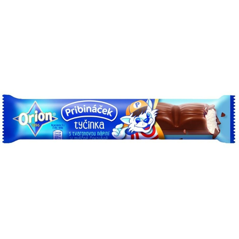 Orion Pribináček čokoládová tyčinka s tvarohovou náplní