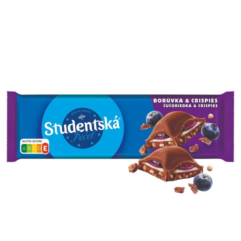 Orion Studentská pečeť Mléčná čokoláda Borůvka a cookies