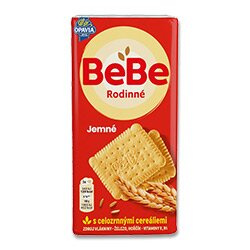 Opavia BeBe - celozrnné sušenky - Rodinné Jemné, 130 g
