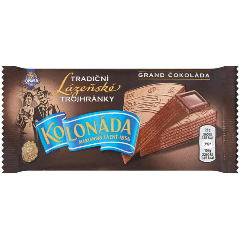 Opavia Kolonáda Tradiční lázeňské trojhránky grand čokoláda