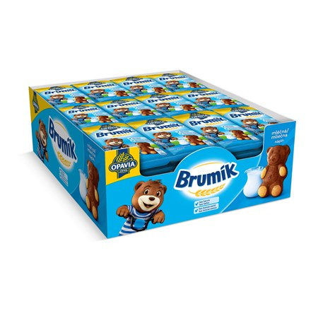 Opavia Brumík Mléčná náplň jemné pečivo