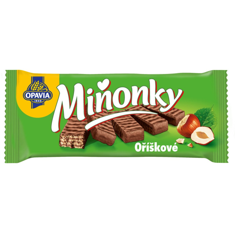 Opavia Miňonky - oříškové sušenky, 50 g