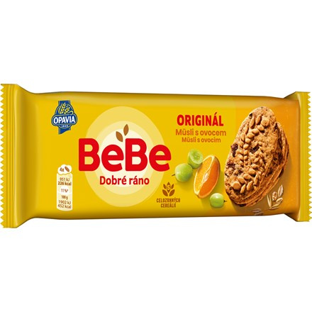 Opavia sušenky BeBe Dobré Ráno müsli s ovocem