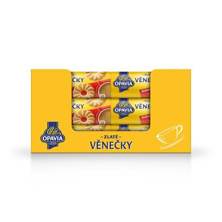 Opavia sušenky Zlaté Věnečky žloutkové