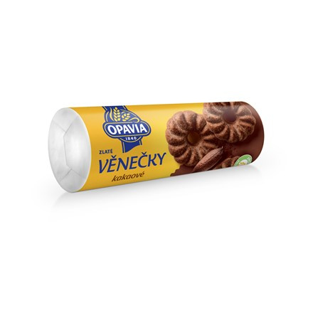 OPAVIA Zlaté věnečky kakaové 12 x 150 g