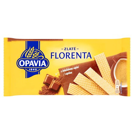 Opavia oplatky Zlaté Florenta čokoládová náplň