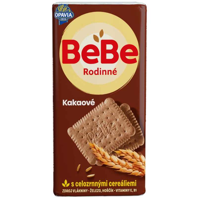 Opavia sušenky BeBe Rodinné kakaové cereální