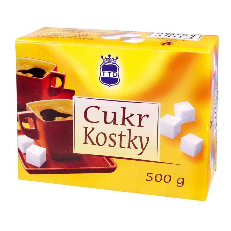 Cukr bílý kostky