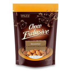 Mandle v mléčné čokoládě se skořicí - 175 g