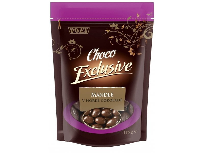 Mandle v hořké čokoládě - 175 g