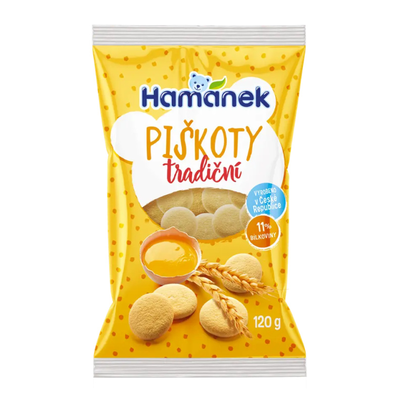 HAMÁNEK Tradiční piškoty 120 g