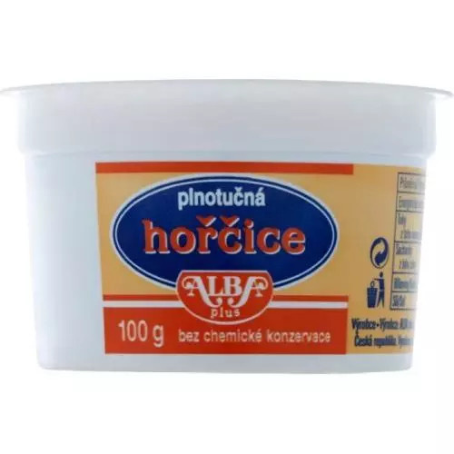 Alba hořčice plnotučné kelímek 100g