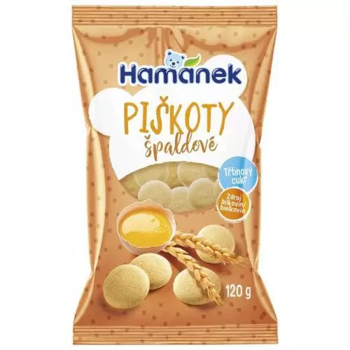 HAMÁNEK Špaldové piškoty 120 g