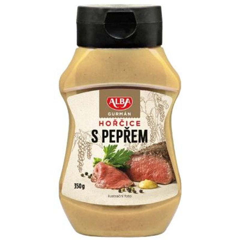 Alba Gurmánská hořčice s pepřem