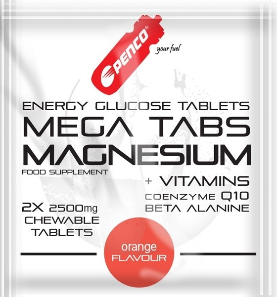 PENCO Mega Tabs Magnesium, 2x 2,5 g tablet pomeranč