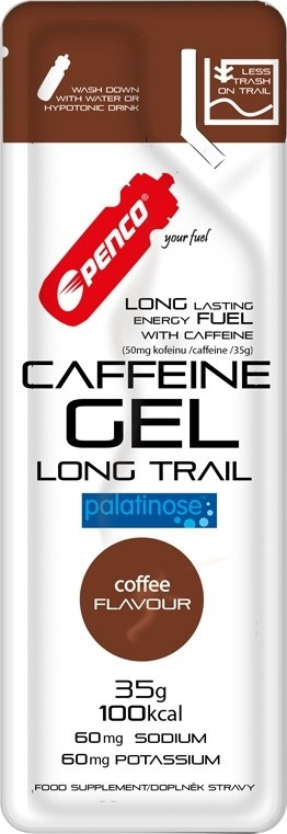 PENCO Caffeine Gel Long Trail, sáček, 35 g káva