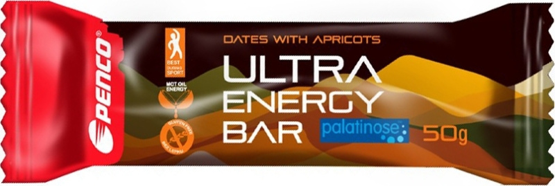PENCO Ultra Energy Bar, tyčinka, 50 g datle-meruňka