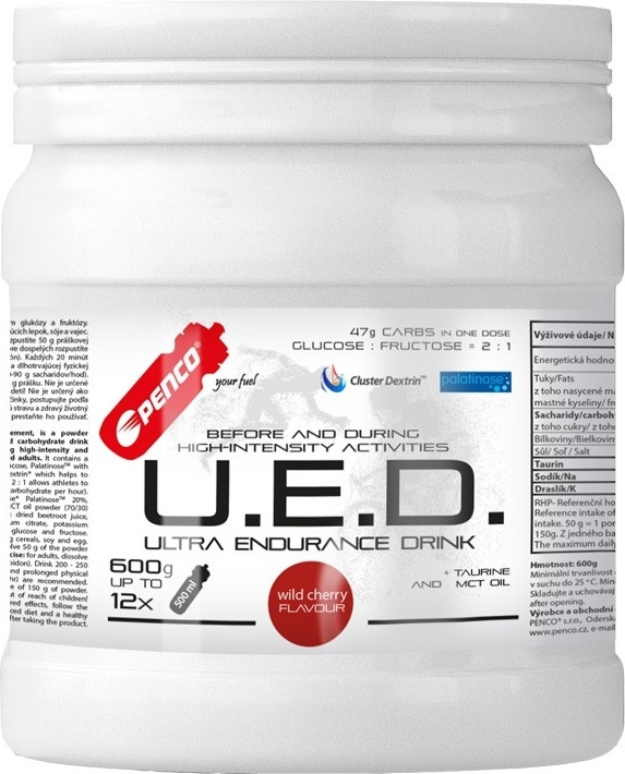 PENCO Ultra Endurance Drink, dóza, 600 g třešeň
