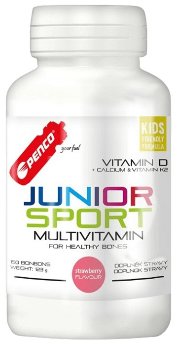 Penco Junior sport multivitamin jahoda 150 bonbonů
