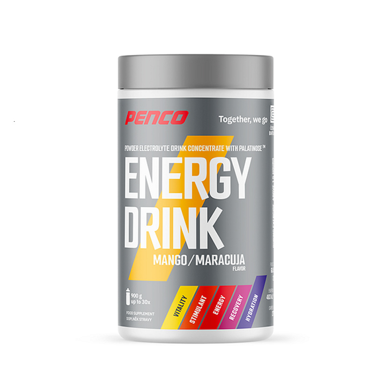 Penco Iontový Nápoj Energy Drink 900 g - mango a marakuja