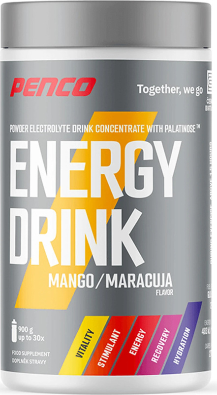 Penco Iontový Nápoj Energy Drink 900 g - mango a marakuja