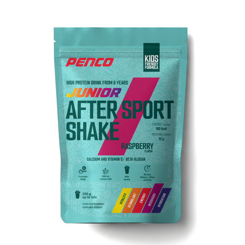 Penco Junior After Sport Shake 250 g - malina