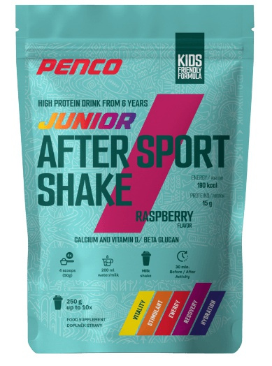 Penco Junior After Sport Shake 250 g - malina