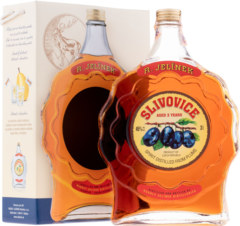 Slivovice Zlatá Budík Rudolf Jelínek 45 % 3 l