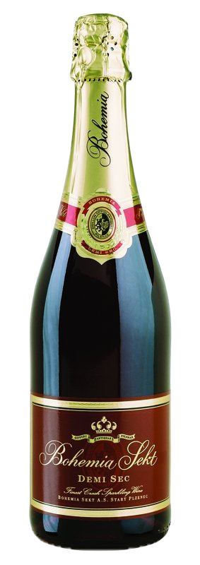 Bohemia Sekt demi sec červené 12 % 0,75 l