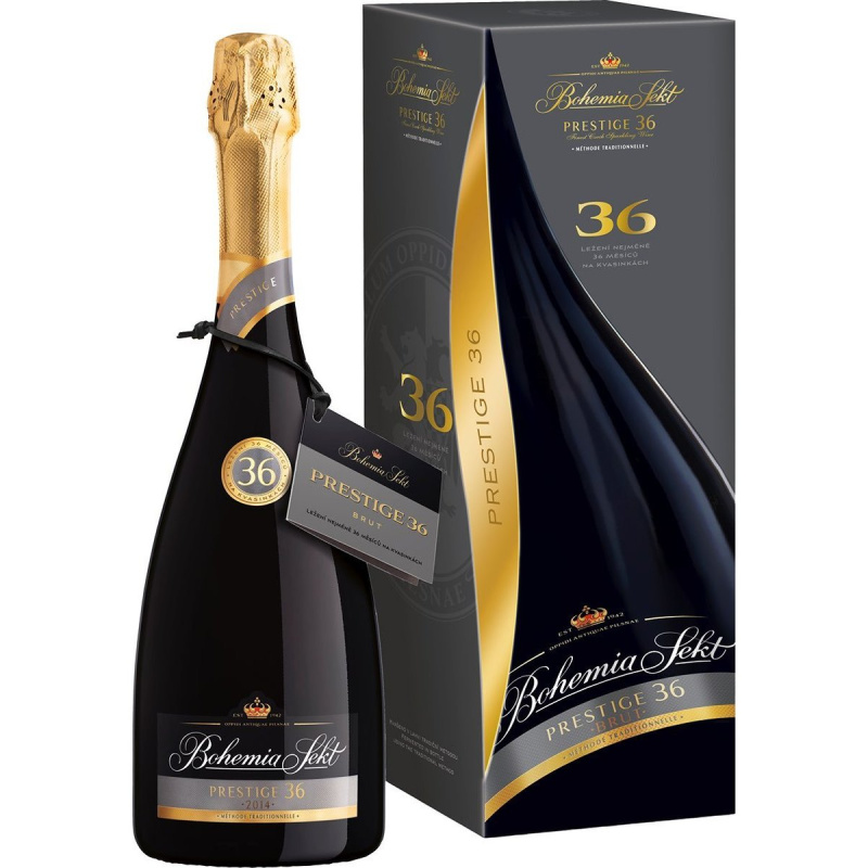 Bohemia Sekt Prestige 36 brut dárkové balení