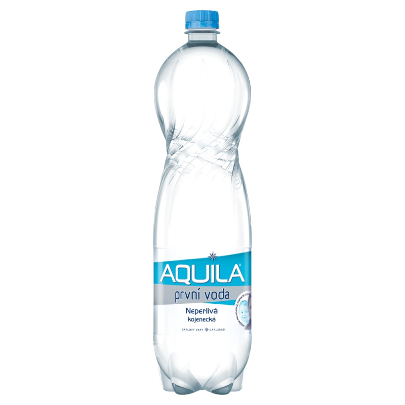 Stolní voda Aquila Aqualinea - neperlivá, 6 x 1,5 l