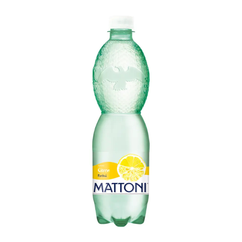 Ochucená minerální voda Mattoni - Citron, 12 x 0,5 l
