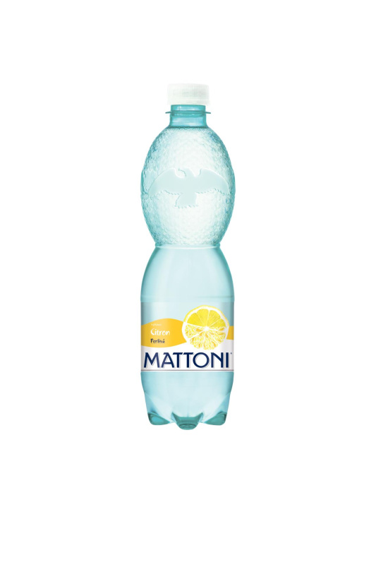 Ochucená minerální voda Mattoni - Citron, 12 x 0,5 l
