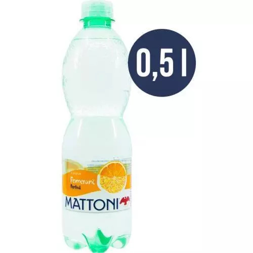 Ochucená minerální voda Mattoni - Pomeranč, 12 x 0,5 l