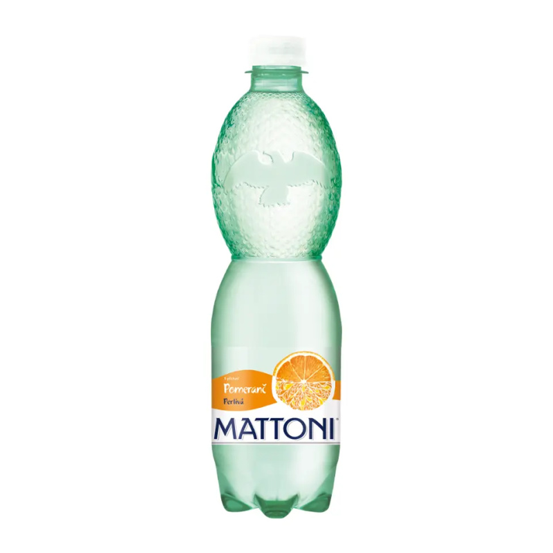 Ochucená minerální voda Mattoni - Pomeranč, 12 x 0,5 l