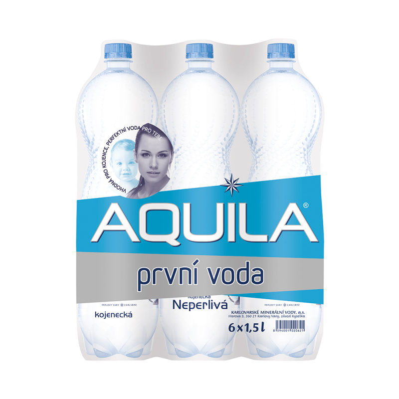 Aquila - neperlivá voda - 6 × 1,5 l