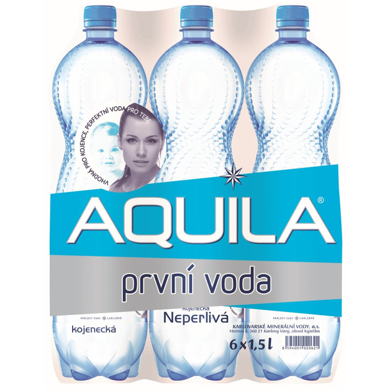 Aquila - neperlivá voda - 6 × 1,5 l