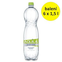 Aquila - jemně perlivá voda - 6 × 1,5 l