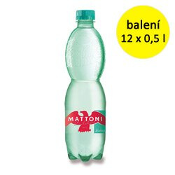 Mattoni - jemně perlivá minerální voda - 12 × 0,5 l