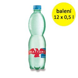 Mattoni - neperlivá minerální voda - 12 × 0,5 l