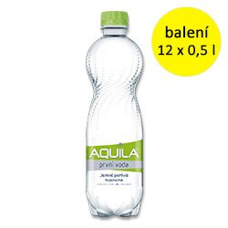 Aquila - jemně perlivá voda - 12 × 0,5 l