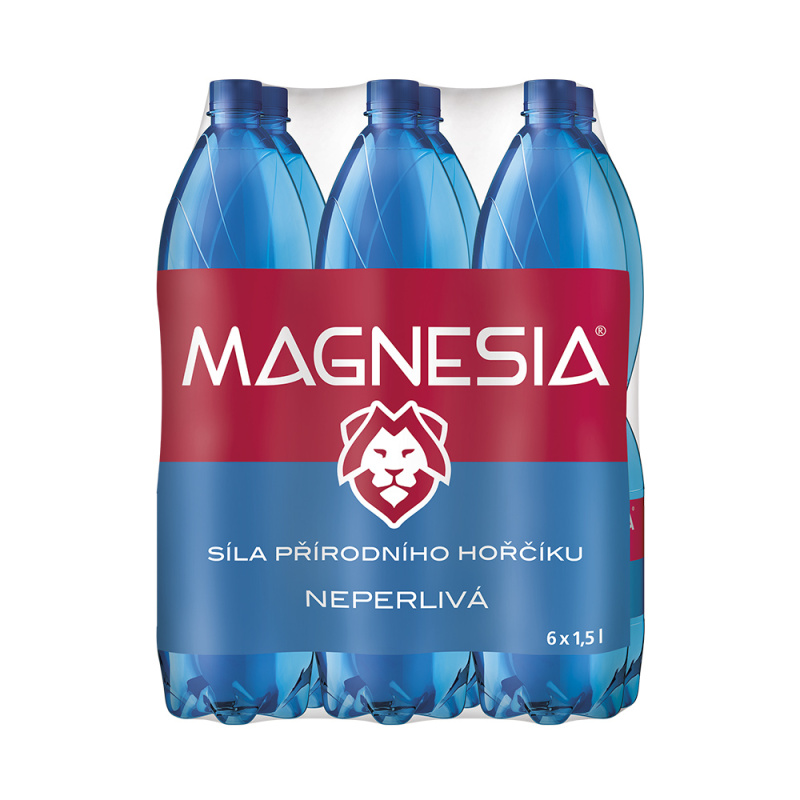 Minerální voda Magnesia - neperlivá, 6 x 1,5 l