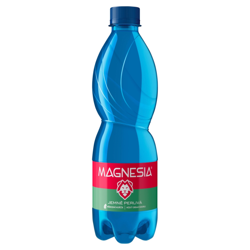 Minerální voda Magnesia - jemně perlivá, 12x 0,5 l