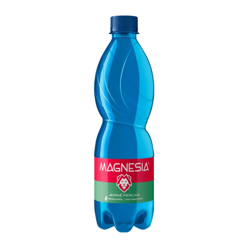 Minerální voda Magnesia - jemně perlivá, 12x 0,5 l