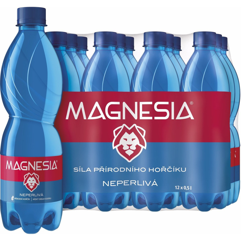 Magnesia - neperlivá minerální voda - 12 × 0,5 l