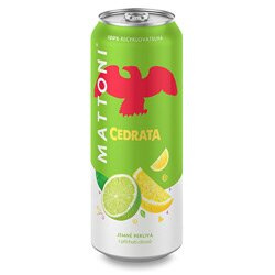 Mattoni cedrata - minerální voda - plech, cedrata, 0,5 l