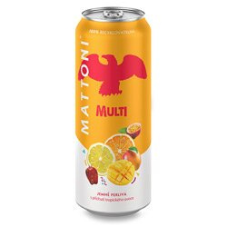 Mattoni multi - minerální voda - plech, multi, 0,5 l