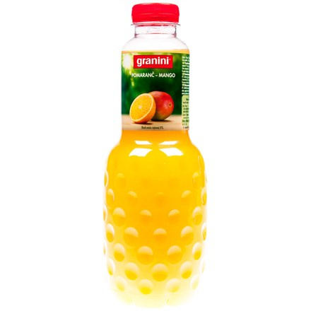 Granini - ovocný nektar - Pomeranč, mango 40%, 1 l