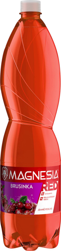 Ochucená voda Magnesia RED brusinka, 1,5 l,bal=6ks