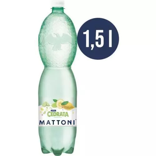 Ochucená voda Mattoni cedrata 1,5 l, bal=6ks